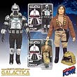 Battlestar Galactica Cylon & Captain Apollo Action Figures  